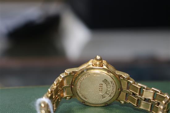 A ladys 18ct gold and diamond set Breguet wrist watch,